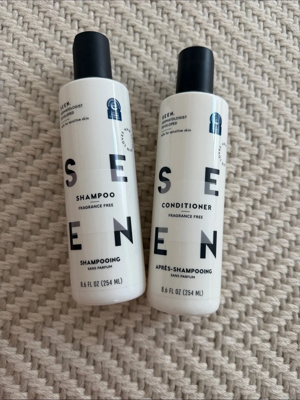 SEEN Fragrance Free Shampoo & Conditioner Bundle